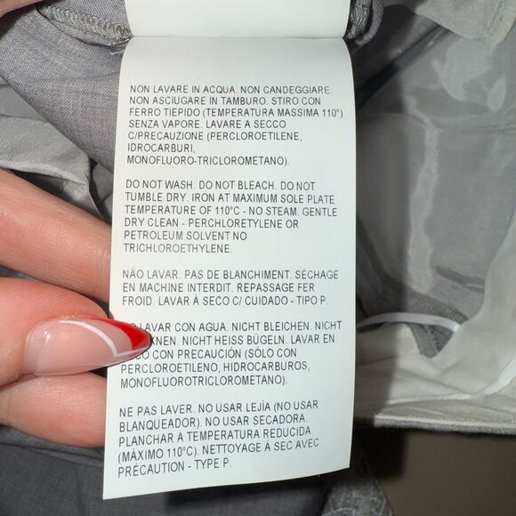 Golden Goose Deluxe Brand Venezia Lace Inset With Fringe Pant - Gray/Ivory S - Picture 9 of 9